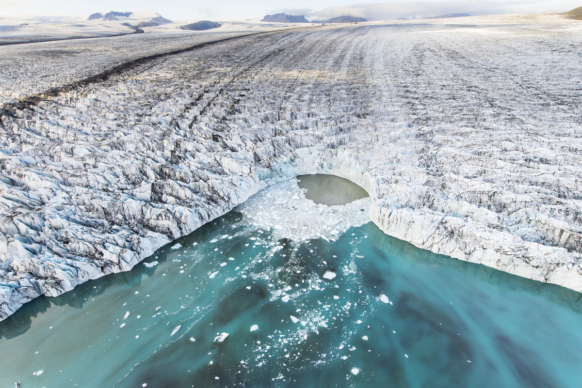 The Vatnajökull glacier in Iceland is the largest in Europe by volume.